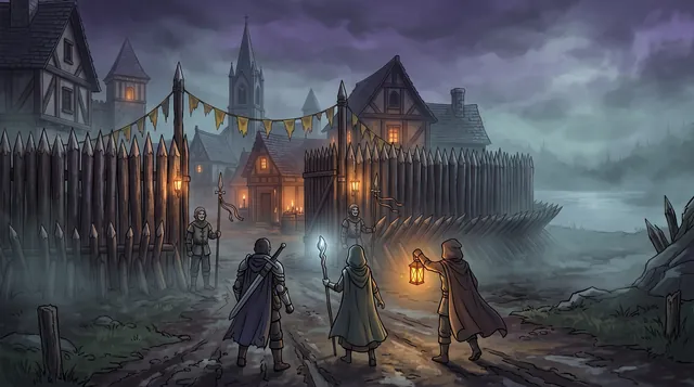Storybook: the palisade of Vallaki