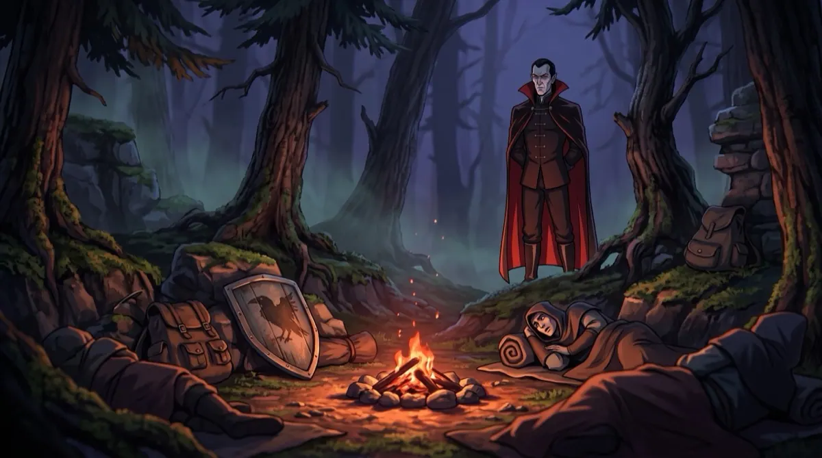 strahd camp alone