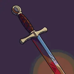animated flying sword