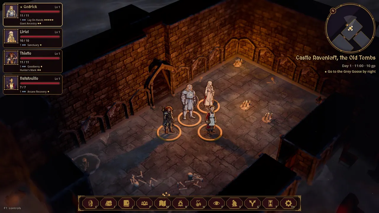 loc castle ravenloft catacombs tombs 1